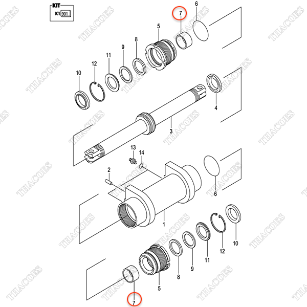 (OBT) Bạc trượt 25788-42221