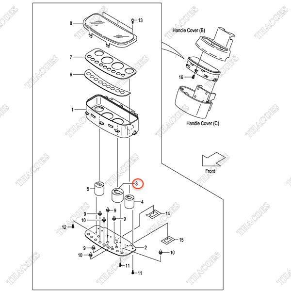 Đồng hồ báo nước 232W2-42201