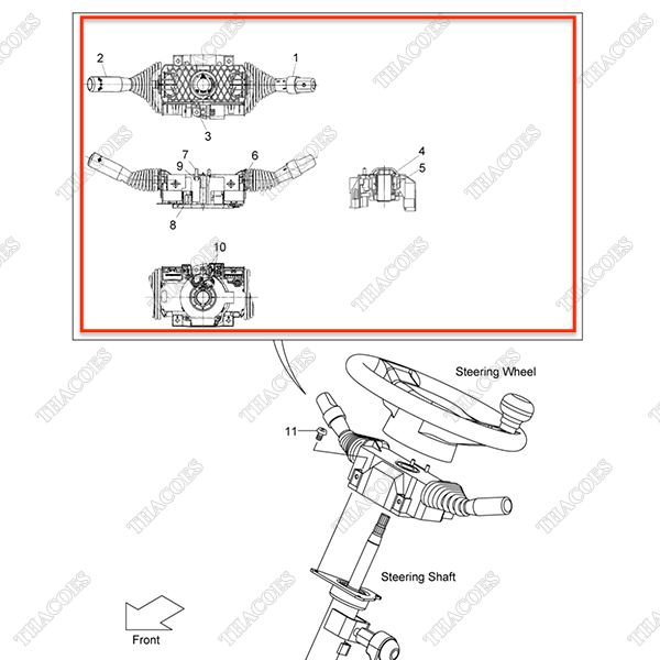 Cụm công tắc 209K2-40501