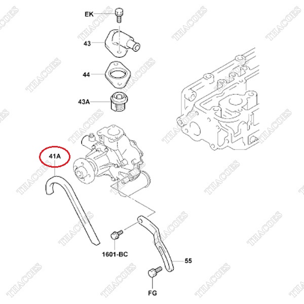 Dây curoa 9001A-96015 (1401-Up)
