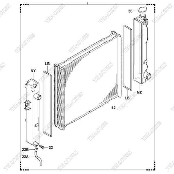 (30) Nắp két nước 16401-23000-71, 16401-N2070-71