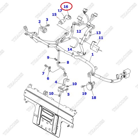 Giá đỡ khoá 3EB-50-42141