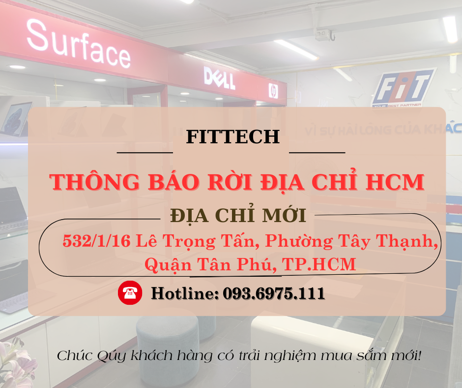 THÔNG BÁO THAY ĐỔI ĐỊA CHỈ CƠ SỞ HỒ CHÍ MINH