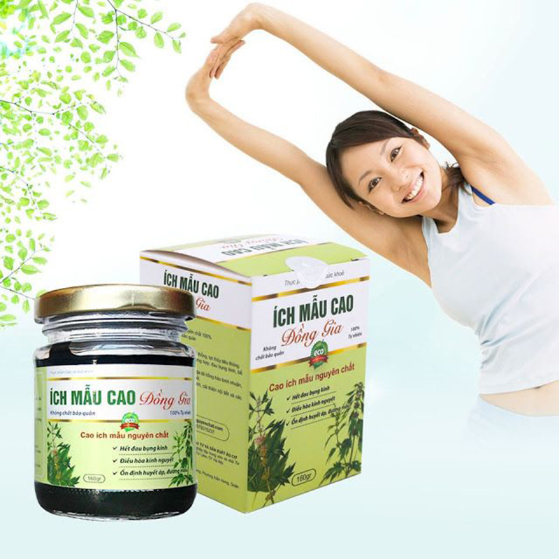 Cao ích mẫu có tác dụng điều hòa kinh nguyệt và giảm đau bụng kinh