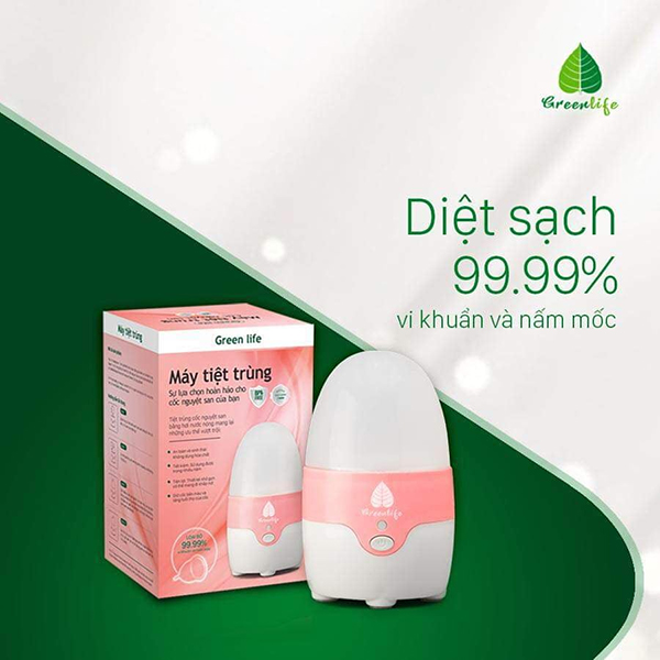 Máy tiệt trùng cốc nguyệt san Green Life