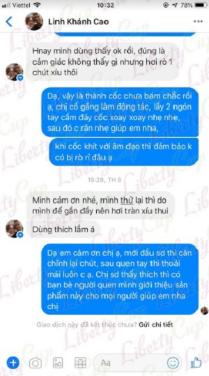 Phản hồi của chị Cao Khánh Linh