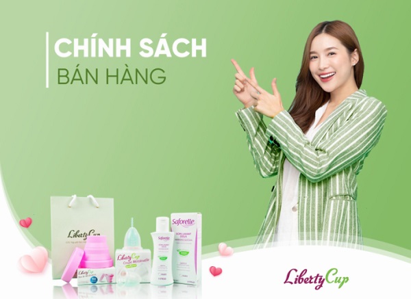 Chính sách bán hàng của Liberty Cup có rất nhiều ưu đãi cho đại lý