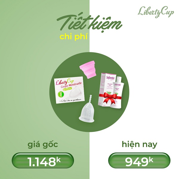  Mọi thông tin liên quan đến cốc nguyệt san Liberty Cup đều được thể hiện công khai trên website và fanpage Liberty Cup Việt Nam