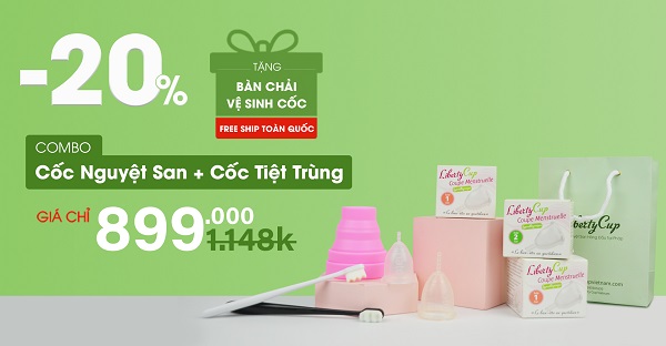  Liberty Cup có giá thành tương xứng với chất lượng và nhiều quà tặng hữu ích cho bạn