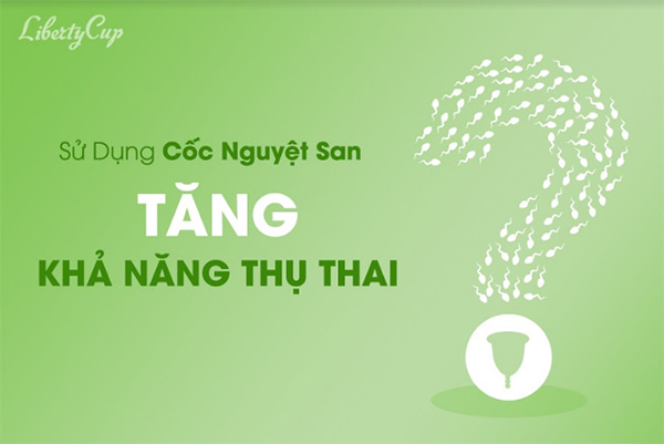 Chưa thể chứng minh được việc cốc nguyệt san làm tăng khả năng thụ thai