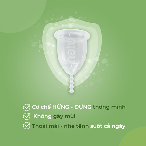 Cốc nguyệt san Liberty Cup được làm từ 100% silicone y tế vô cùng an toàn với độ mềm lý tưởng không làm rò rỉ