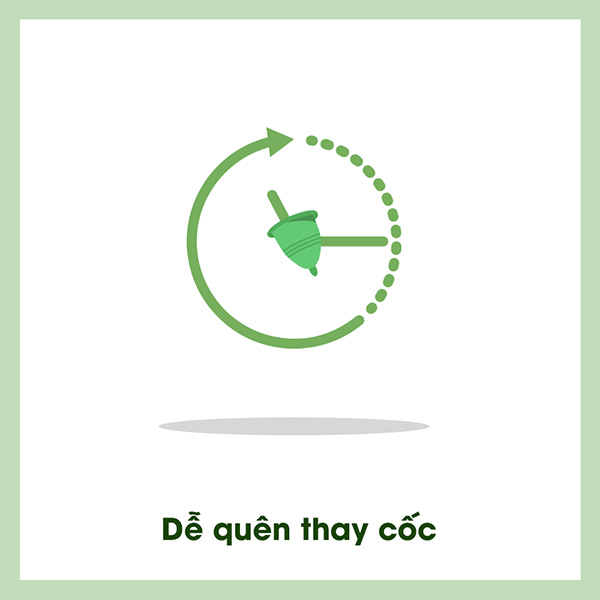  Nhiều chị em vì dùng cốc nguyệt san quá thoải mái mà quên cả việc thay cốc nên tạo môi trường cho vi khuẩn phát triển