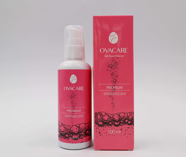 Ovacare dung dịch vệ sinh cốc nguyệt san với cơ chế hấp thụ chất bẩn bằng than hoạt