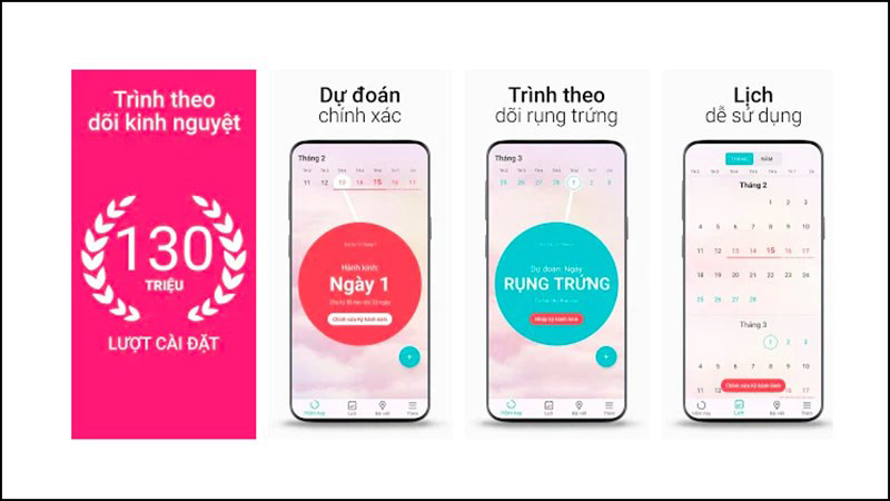 Ứng dụng Mia ngoài theo dõi chu kỳ còn cung cấp kiến thức giúp hỗ trợ thụ thai hiệu quả 