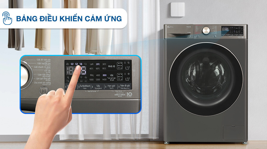 5 Lý do nên mua máy giặt sấy LG FV1414H3BA 14kg cho gia đình