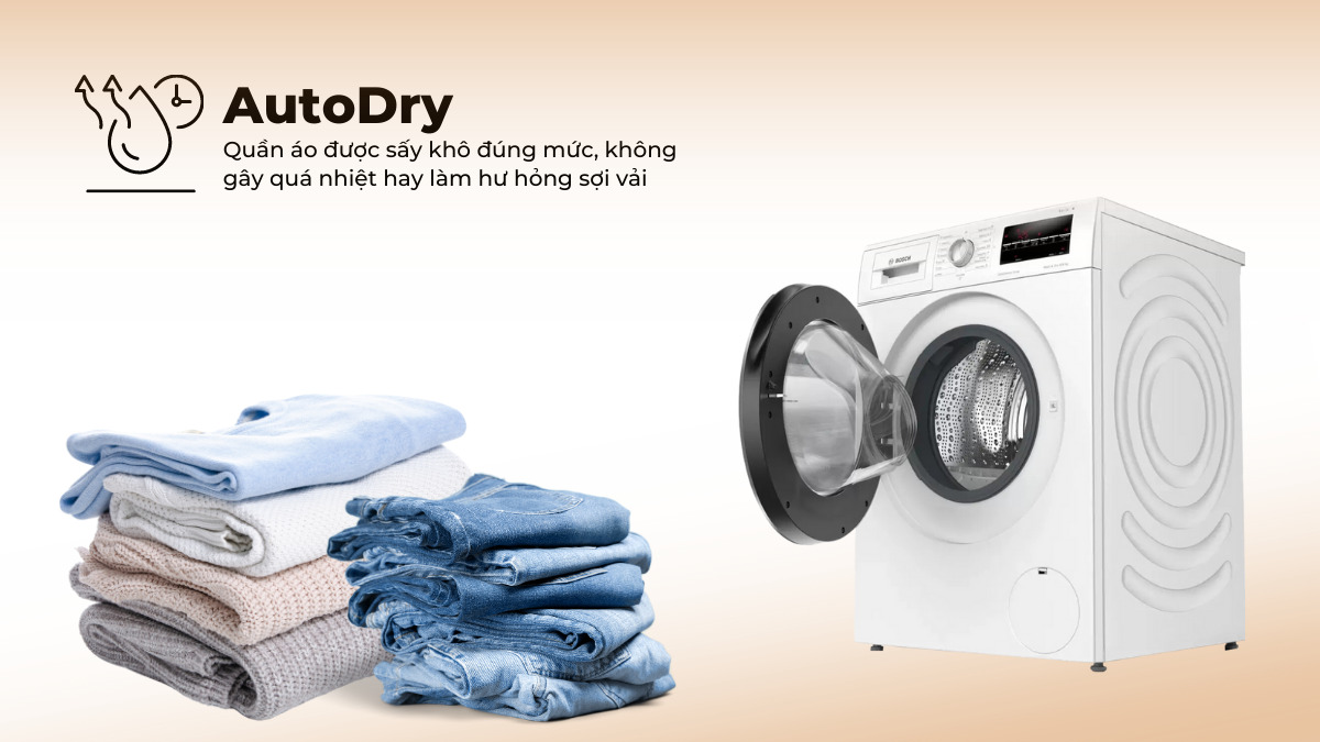 Máy giặt Bosch 10kg sấy 6kg WNA254U0SG serie 6 có công nghệ gì nổi bật? Giá của sản phẩm hiện tại là bao nhiêu ?