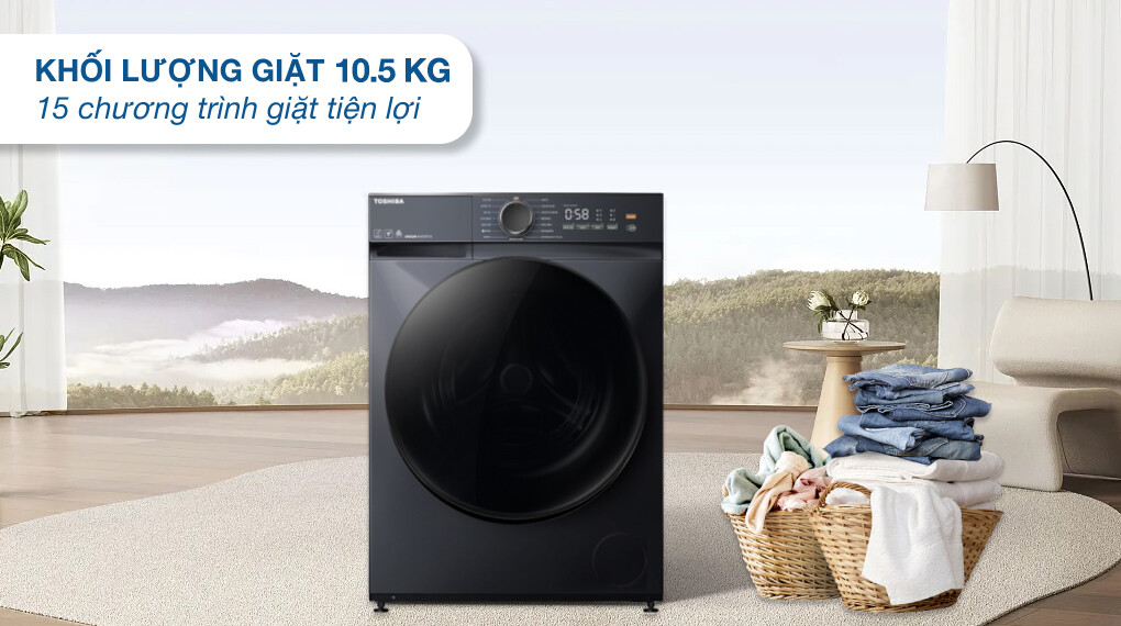Máy giặt Toshiba inverter TW-T21BU115UWV(MG) đáp ứng khả năng giặt sạch vượt trội
