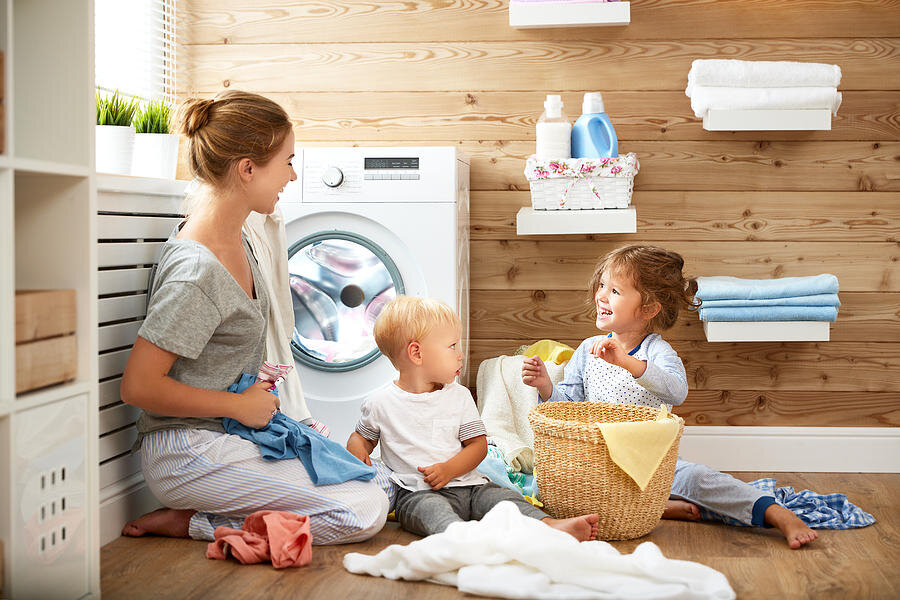 Những điều cần lưu ý khi giặt quần áo trẻ em