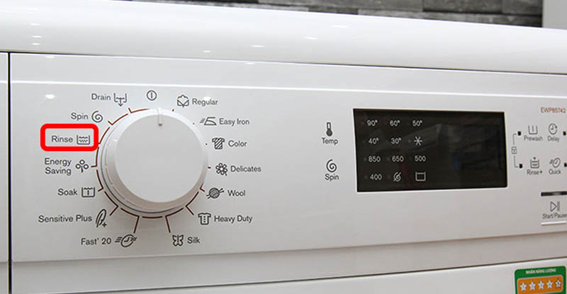 Chế độ Rinse trong máy giặt- Cách sử dụng