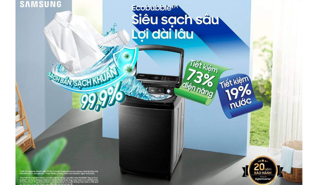 Gợi ý 3 model máy giặt Samsung cửa trên tầm giá 7 – 10 triệu đáng mua nhất hiên nay