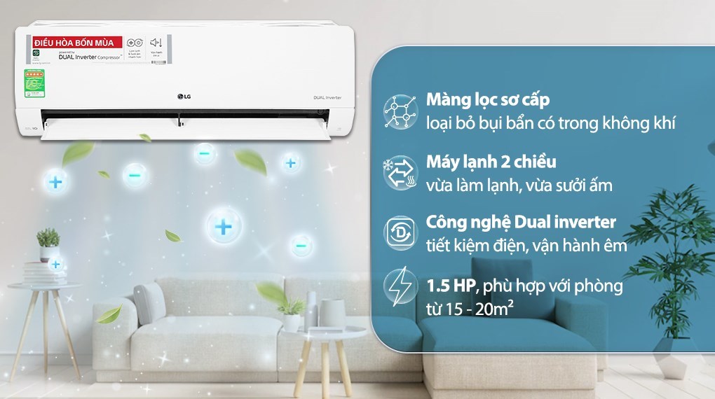 Điều hòa LG 2 chiều Inverter B13END1: Lựa chọn lý tưởng cho không gian sống hiện đại