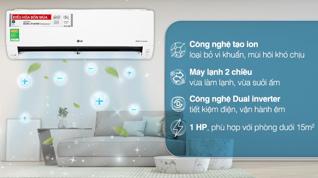 Bật mí 5 tiện ích nổi bật trên điều hòa LG 9000btu B10END1