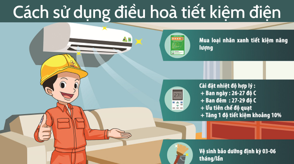 Những mẹo hay để dùng điều hòa tiết kiệm điện hiệu quả nhất