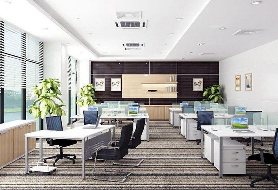 Điều hòa âm trần cho tòa nhà văn phòng giúp tăng giá trị mỹ quan