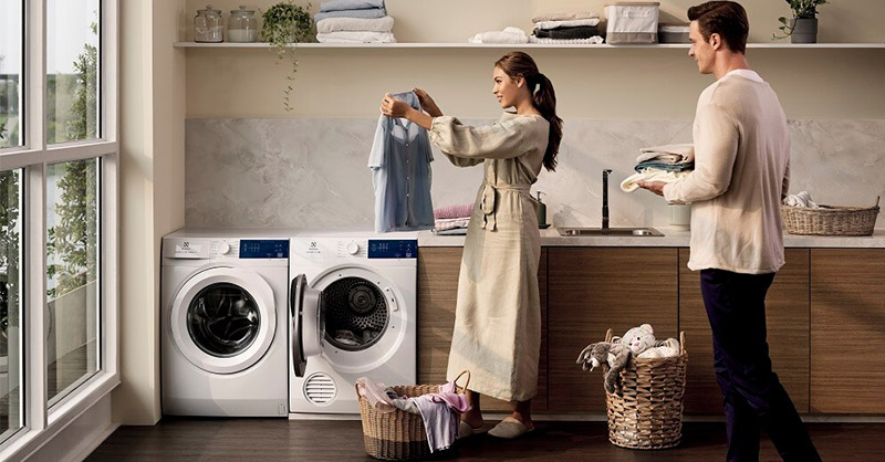 Các công nghệ và tiện ích thường gặp trên máy sấy quần áo Electrolux
