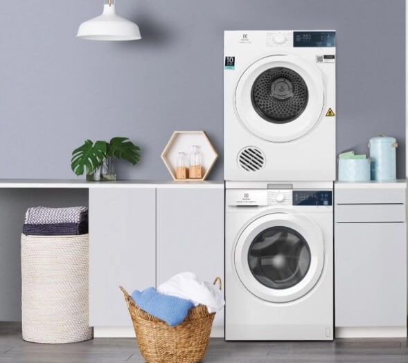 Tìm hiểu kích thước máy sấy quần áo thông dụng