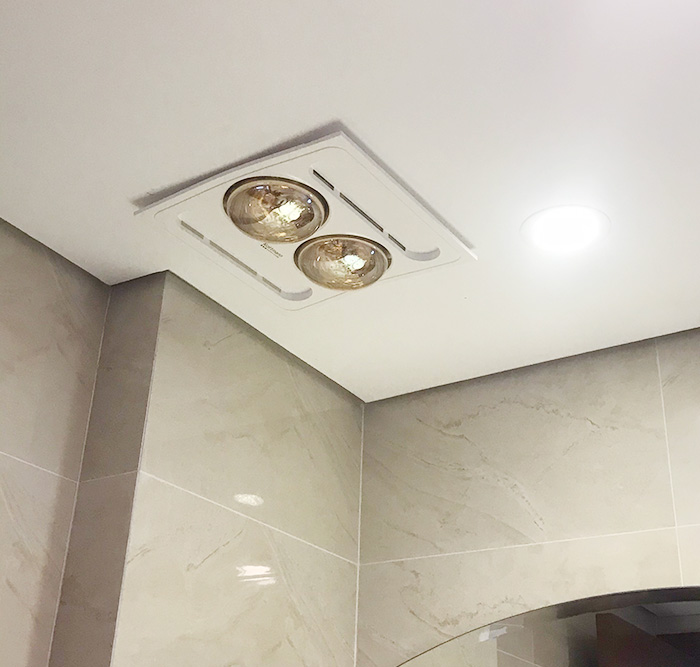 Giới thiệu đèn sưởi nhà tắm Kottmann 2 bóng âm trần K9-R