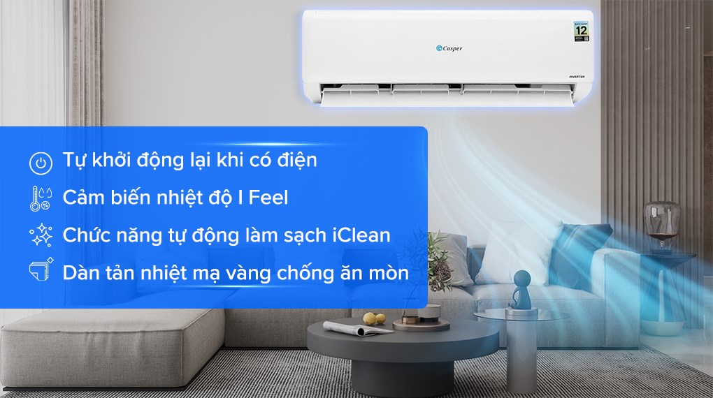 Điều Hòa Casper GH-18IS35: Sự Lựa Chọn Hoàn Hảo Cho Không Gian Mát Lạnh Tiện Nghi