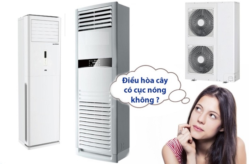 Điều hòa cây có cục nóng không?