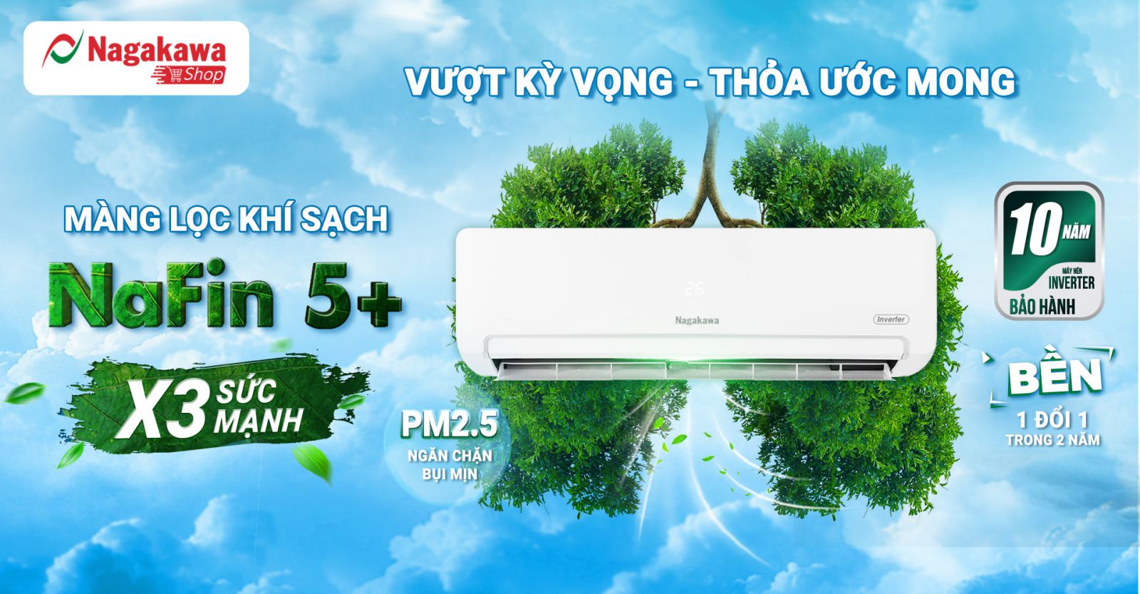 Điều hòa máy lạnh công nghệ xanh Nagakawa giá rẻ liệu có tốt không?