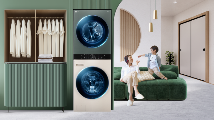 LG ra mắt tháp giặt sấy thông minh LG WashTower™
