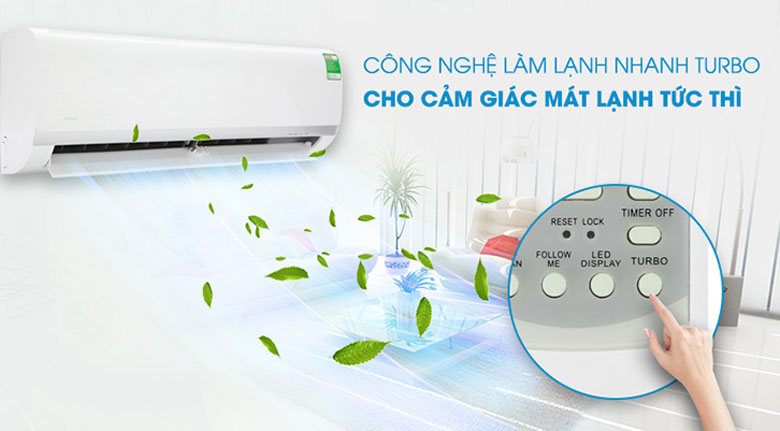 Tính năng nổi bật của Điều hòa Máy lạnh Midea Inverter 1 HP MSAG-10CRDN8