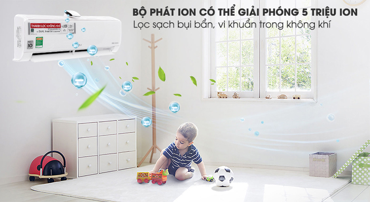 Tìm hiểu về khả năng lọc không khí trên máy lạnh LG dòng APF