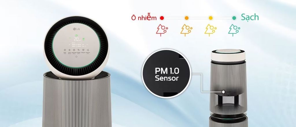 Lý do nên mua máy lọc không khí LG PuriCare cao cấp, thông minh