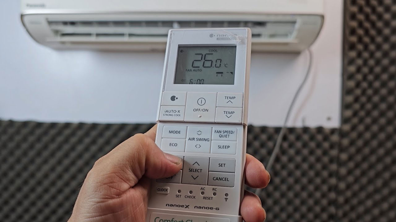 Hướng dẫn sử dụng remote điều hòa Panasonic đời mới chi tiết nhất