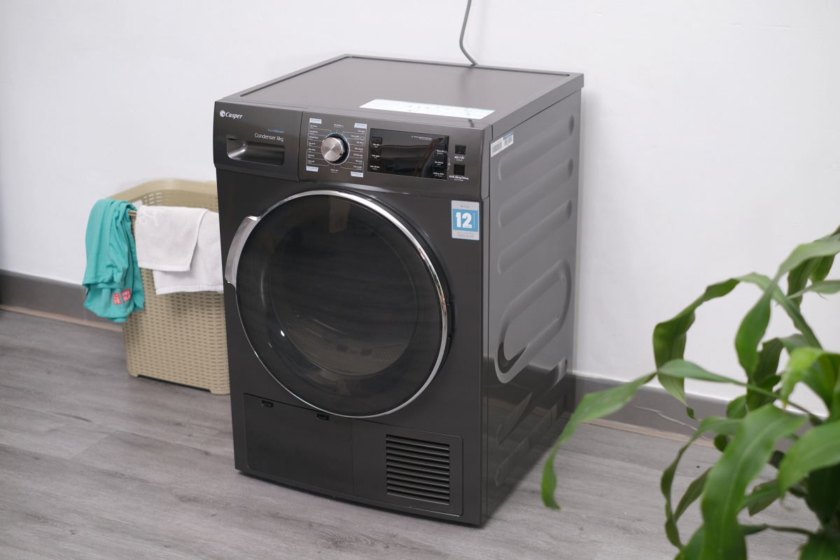 Máy sấy quần áo Casper ngưng tụ 8kg TD-80CGB dùng có tốt không?