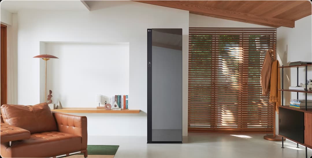 Trải nghiệm thiết kế sang trọng và công nghệ thông minh có trong tủ chăm sóc quần áo LG SC5GMR80H