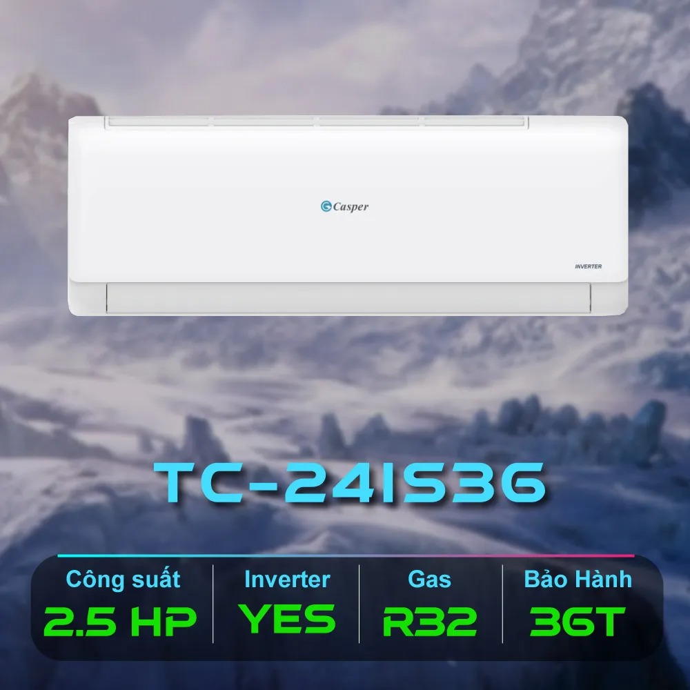 Điều hòa Casper 1 chiều TC-24IS36 có bền không? Có giá bao nhiêu?