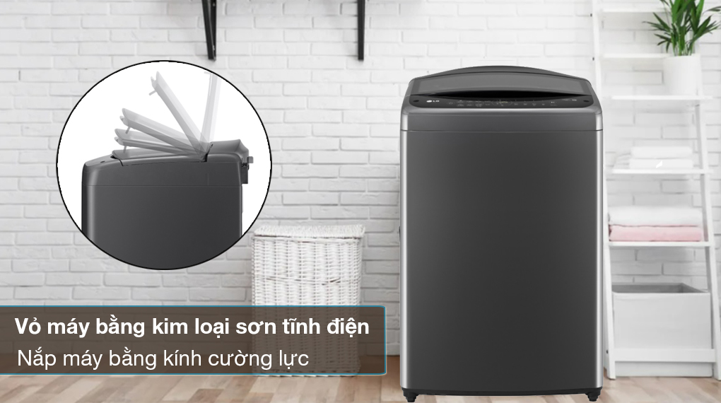 Những ưu điểm vượt trội mà máy giặt LG inverter TV2518DV3B 18kg mang lại