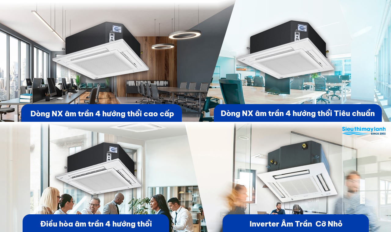 Ưu điểm nổi bật của máy lạnh âm trần Panasonic 4 hướng thổi