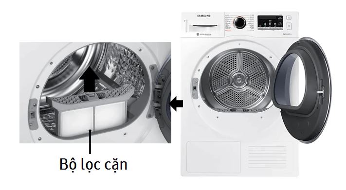 Hướng dẫn cách lắp và sử dụng máy sấy quần áo Samsung chi tiết nhất