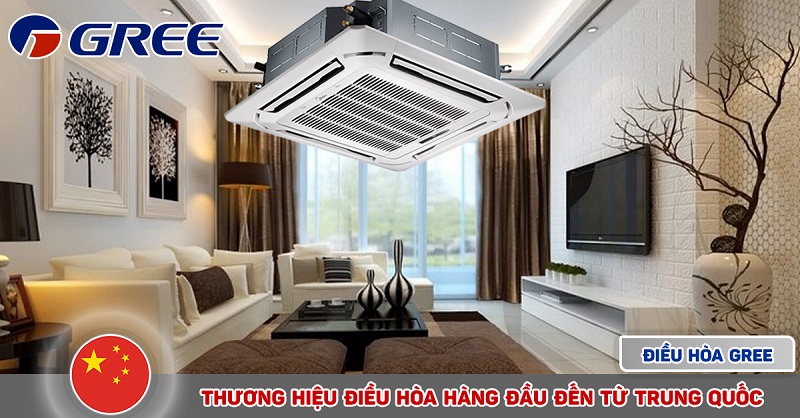 Điều hòa cassette âm trần Gree
