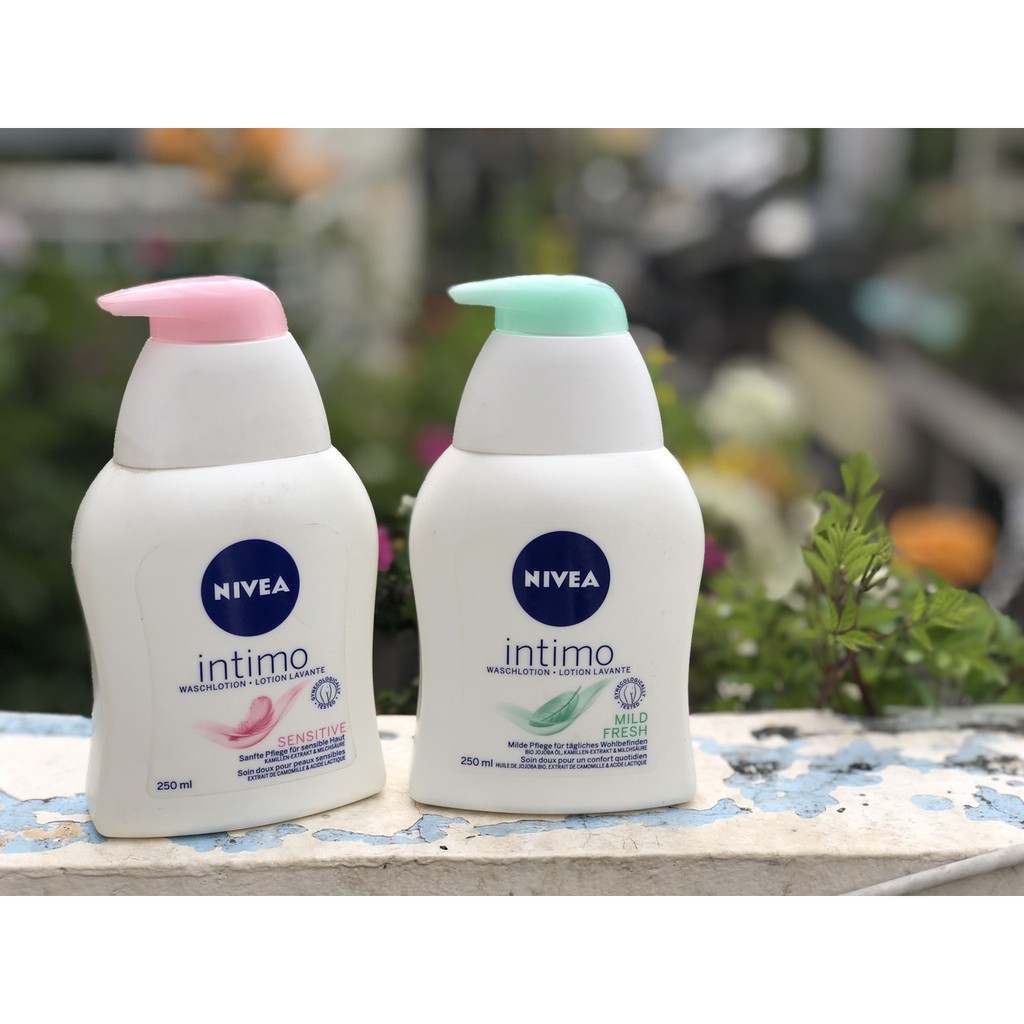 Cách sử dụng sản phẩm dung dịch vệ sinh phụ nữ NIVEA Intimo Wasch Lotion sensitive, 250 ml