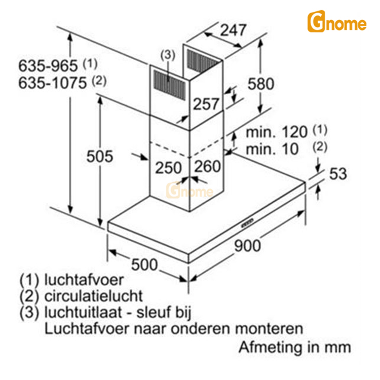 Máy hút mùi Bosch DWB97IM50