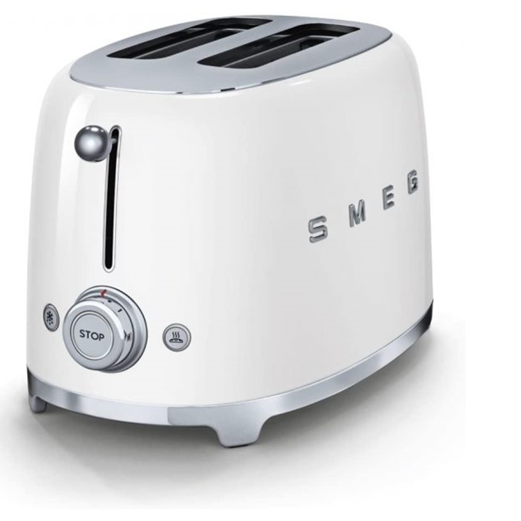 Máy nướng bánh mì Smeg TSF01WHEU màu trắng