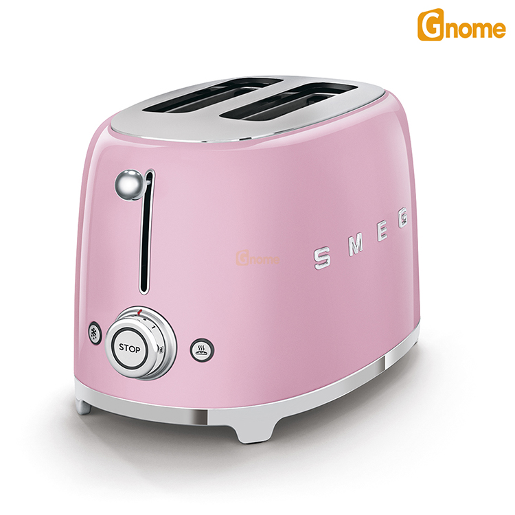 Máy nướng bánh mì Smeg TSF01PKEU màu hồng